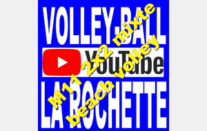 Les vidéos des matchs M11 2x2 mixte beach volley