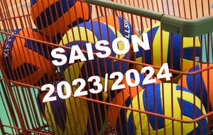 Saison 2023/2024 : Catégories d'ages - Montant Cotisations - Créneaux d'entrainements