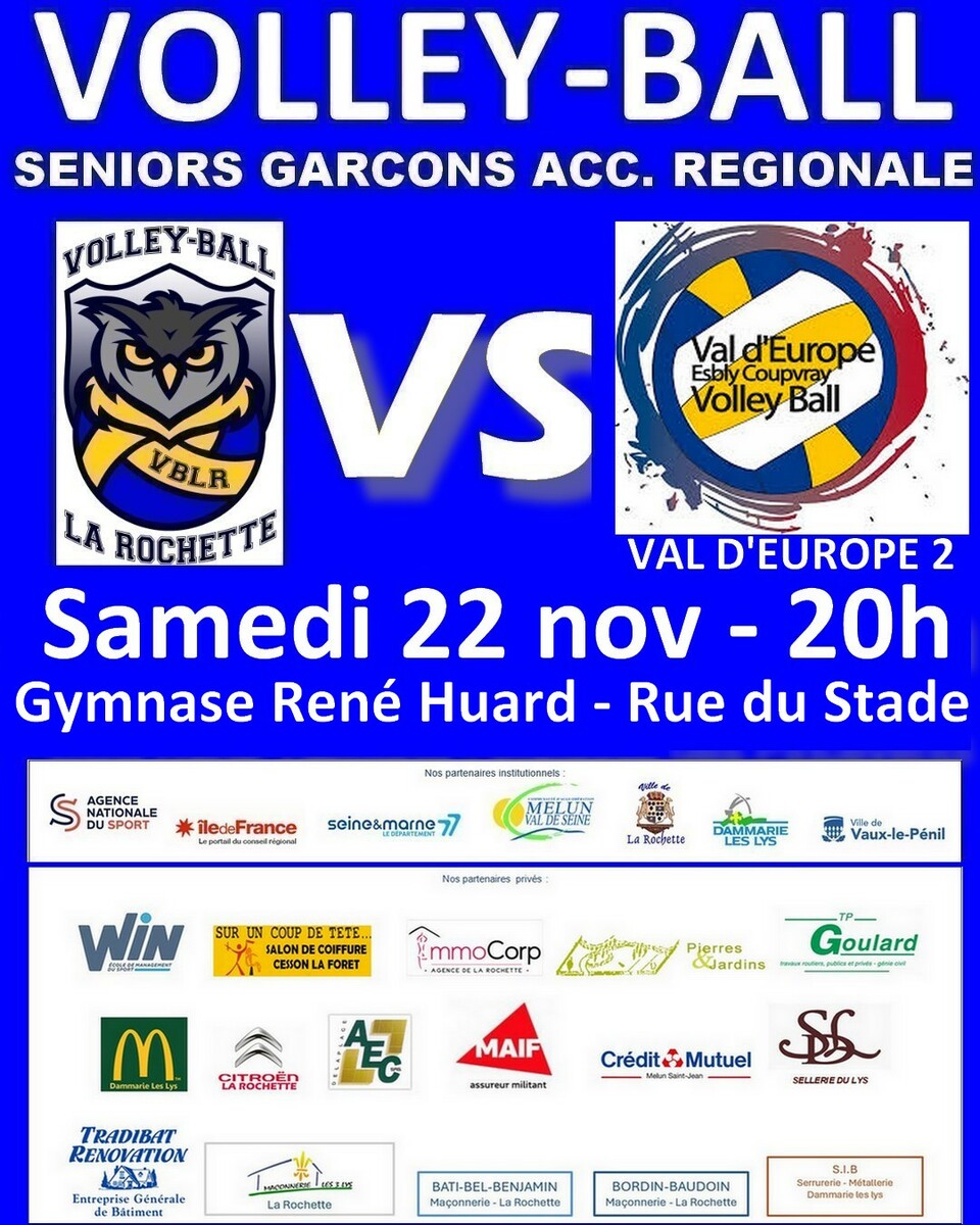 VB LA ROCHETTE - FS VAL D'EUROPE ESBLY COUPVRAY VB 2