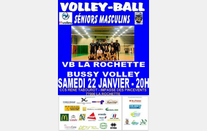 Séniors Garçons - VB LA ROCHETTE - BUSSY VOLLEY