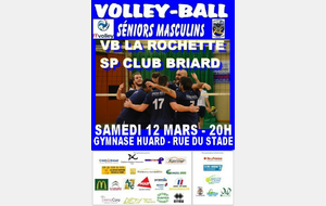 Séniors Garcons - VB LA ROCHETTE - SP CLUB BRIARD