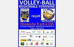 VB LA ROCHETTE 2 - V.B. CLUB ERMONT 2