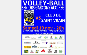 VB LA ROCHETTE - CLUB DE SAINT VRAIN