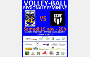 VB LA ROCHETTE 2 - SPORT CLUB UNIVERSITAIRE FCE 2