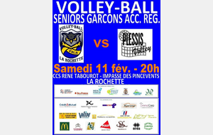 VB LA ROCHETTE - PLESSIS VOLLEY - 3