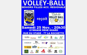 VB LA ROCHETTE 3 - VB MILLY LA FORET 2