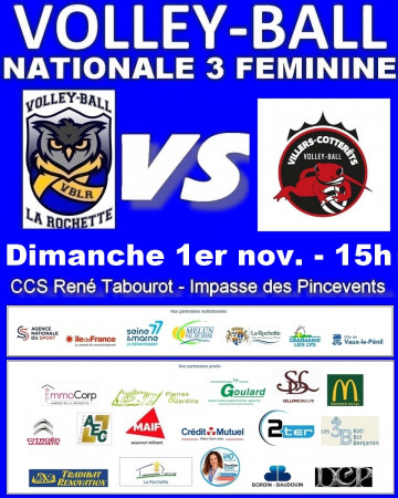 VB LA ROCHETTE -  VILLERS COTTERETS VB