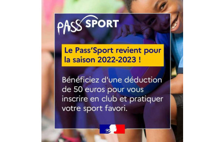 Le Pass’Sport est de retour 