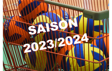 Saison 2023/2024 : Catégories d'ages - Montant Cotisations - Créneaux d'entrainements