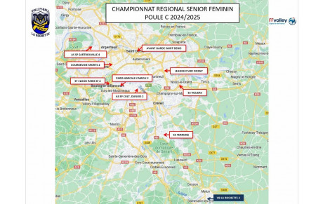 Equipe Séniors filles Régionale : ses adversaires sont connus