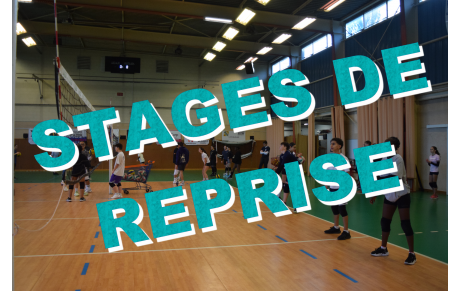 Stages de reprise du 27 au 30 aout 2024