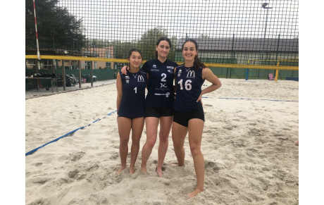 M18 filles beach 2x2 équipe 1